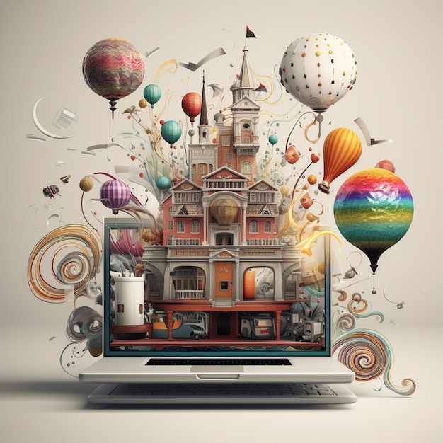 Uma colagem de arte vibrante e colorida apresentando diversos elementos artísticos, texturas e formas sobrepostas para criar uma composição visualmente envolvente.